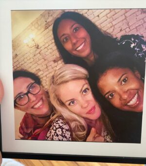 Bree Williamson Instagram - A Galentine’s Day gift from @genabeans! I’m missing all the people in this picture so so much!