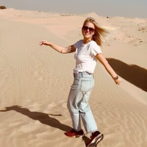 Bree Williamson Instagram - I will calling everyone Habibi for at least another month! @mass_consumption is the best travel wife ever!! #dubai