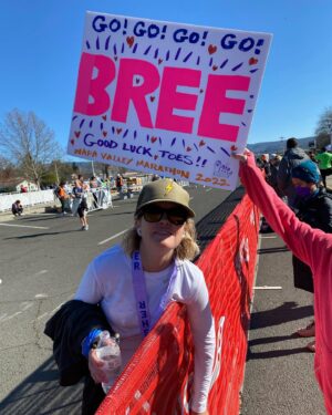 Bree Williamson Instagram - @tarrawilliamson made me run for a long time. She said she give me a wedgie if I stopped. #CouldHaveDrivenInstead #NoWedgies #ItIsOnlyAHalfMarathon