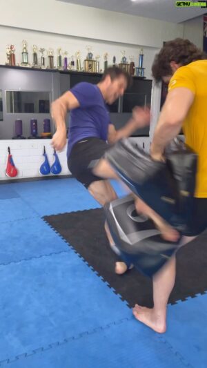 Bren Foster Instagram - A good leg kick can do wonders! #muaythai #kickboxing #kungfu #taekwondo #karate #legkick #kicks #speed #power #break #chop @elitemartialarts @elitemuaythaiminchinbury @elitebrazilianjiujitsu