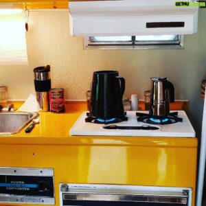 Brendan Penny Instagram - Check out the new travel office. Americano time. #westcoastlife #chill #camplifestyle