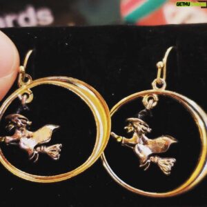 Brendan Penny Instagram - My favorite present. Hoop earrings with witches inside. My daughter picked them out all by herself for me because she saw a picture of me when I was 17 with earrings.  She thought I might want to try again. #amazing #hilarious #christmas