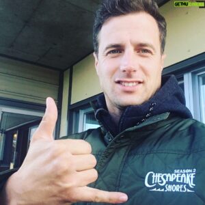 Brendan Penny Instagram - Thanks ‪@DPaulsonProds ‬and @hallmarkchannel for a great season 2 of #chesapeakeshores. Love the new jackets! Lots of love, Bman