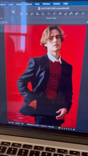 Brennan Clost Instagram - From the archive for @hugo_official ❤️
Styled by @lordlaughton 
Shot by @michaelkaiyoung