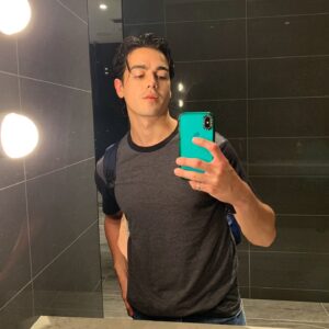 Brennan Clost Instagram - that post-spin class glow 🥵 (it’s sweat)