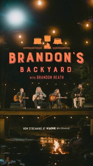 Brennley Brown Instagram - I was honored to be apart of this special night. You can watch the full episode of #BrandonsBackyard now live at K-LOVE On Demand which includes my incredibly talented and anointed friends @bendfuller, @philjoelofficial , @brandonheath!! I’m humbled for experiences such as this one where I’m able to share the detailed stories behind the songs. 
Thank you @kloveradio for the opportunity. Full ep link in my bio!! 

#christian #christianmusic #christianradio #music