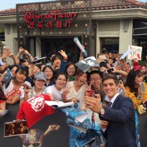 Brenton Thwaites Instagram - Thanks to the fans for coming out to Disneyland for the world premiere of Pirates in Shanghai, China. Had a great time! Hope you all enjoyed the film.. #piratesofthecaribbean5 #deadmentellnotales