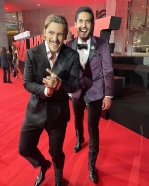 Brenton Thwaites Instagram - Great night with @tai_hara @felyirvine @chloepacey 
Watching @missionimpossible 
Thanks @paramountau for the night! 
Thanks @tomcruise for your commitment to cinema and entertaining us all. True movie star. Respect sir.