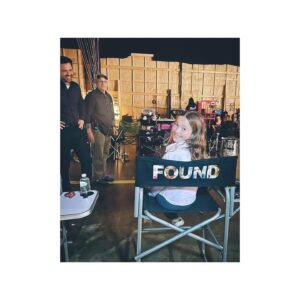 Brett Dalton Instagram - My favorite co-star was on set!!! #Found @nbc