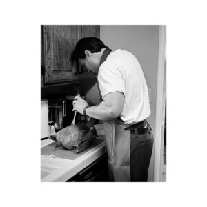 Brett Dalton Instagram - Grateful for my friends and family. Hope you spent today surrounded by love and warmth. And more pies than you’ve ever seen in one place #happythanksgivng 🍗🦃❤️ I hope I made you proud carving the turkey grandpa. Wish you were here showing me how it’s really done x