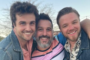 Brett Davern Instagram - #DesertChic 

Congratulations @jillianrosereed & @marty_shannon!Your wedding was beautiful, your vows were perfect, and the party was epic! Love you both to pieces but one of you more than the other 😂❤️ just kidding you’re both 🍕💩’s but your also our best friends!