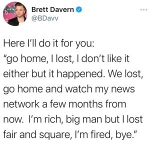 Brett Davern Instagram - come on 2021 I thought we had an agreement