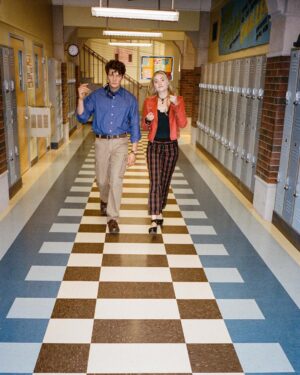Brett Dier Instagram - @iamaj and I will be teaching kids as well as walking down hallways like this^ . Series premiere of SCHOOLED, JANUARY 9th, 2019 on ABC right after the @thegoldbergsabc !!!!!! Also starring TIM MEADOWS and @bryancallen CANT WAIT FOR YOU TO SEE it! @schooledabc