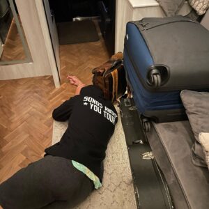 Brett Eldredge Instagram - Touring is such a wild experience…it’s incredibly exciting, at times very lonely, fulfilling, draining, a rush, a pressure to deliver your best even when your mind is in a tough place…it’s the deep bond with your band of brothers and sisters and the places we’ve travelled around the world and lived to tell a story about it…it’s a connection with strangers in a crowd that quickly become part of your heart and soul…sometimes ya wanna keep going forever, sometimes ya just wanna be home in your bed not hitting pot holes rolling down the highway getting 4 hours of sleep…all of that, for just an hour and a half of a day where we can all do what we dreamt about as kids…it’s worth it…I’m grateful for this experience…now back to my day off so we can load up the bus and head out again this weekend to do it all over again…because as they say, the show must go one…and it will…I love ya