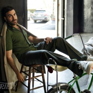 Brett Goldstein Instagram - Thank you to @franklinavenue for the lovely conversation and letting me see your secret Muppet Magazine collection. Thank you @variety for having me and thanks to @peggysirota who takes great photos but absolutely ruined my no smile rule with some major trickery. 

Writer: @franklinavenue 
Photographer: Peggy Sirota
@peggysirota 
Stylist: Rose Forde
@rosefordestudio 
Grooming: Kerrie Urban
@kerrieurban 
Variety co-editor in chief:
@raminsetoodeh