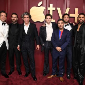 Brett Goldstein Instagram - What a fxxxing night! It does not get any less surreal to be at the Emmys. Saw friends, met heroes, got to present with my girl @junotemple and got to celebrate my boy @phildunster. Turns out not winning is also fun! THANK YOU @televisionacad. 

Photos by AP/Invision for the Television Academy, © Television Academy 

Styling by @rosefordestudio 
Grooming and vibes @kerrieurban 
Plus one by @momowelch