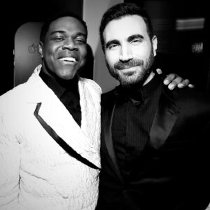 Brett Goldstein Instagram - What a fxxxing night! It does not get any less surreal to be at the Emmys. Saw friends, met heroes, got to present with my girl @junotemple and got to celebrate my boy @phildunster. Turns out not winning is also fun! THANK YOU @televisionacad. 

Photos by AP/Invision for the Television Academy, © Television Academy 

Styling by @rosefordestudio 
Grooming and vibes @kerrieurban 
Plus one by @momowelch