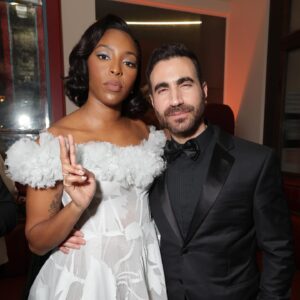 Brett Goldstein Instagram - What a fxxxing night! It does not get any less surreal to be at the Emmys. Saw friends, met heroes, got to present with my girl @junotemple and got to celebrate my boy @phildunster. Turns out not winning is also fun! THANK YOU @televisionacad. 

Photos by AP/Invision for the Television Academy, © Television Academy 

Styling by @rosefordestudio 
Grooming and vibes @kerrieurban 
Plus one by @momowelch