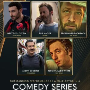 Brett Goldstein Instagram - Fxxx me! It’s such a lovely and huge honor to be nominated with these absolute screen legends including my favorite captain! First SAG pulls together a historic deal, and now this! Is there nothing they can’t do?! It means so fxxxing much to even be considered in this conversation by my fellow actors. Thank you, thank you, thank you. And shoutout to my Greyhounds, the best ensemble you could ever get to play with. I love you all. What a thing...