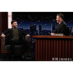 Brett Goldstein Instagram - Did far too much smiling at the @jimmykimmellive show, and annoyingly they seem to have captured it. Love this show, a real pleasure to get to go on it again! Watch tonight.... @JimmyKimmel #kimmel #ABC
