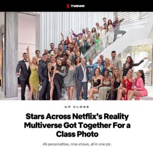 Brett Oppenheim Instagram - A really fun day hanging out with my friends from Selling Sunset, Selling the OC, Bling Empire, Too Hot Too Handle and other Netflix shows. A great big family!