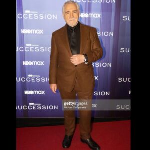 Brian Cox Instagram - Succession premiere in Stockholm, Sweden.

Styled by @modur_style 

Suit by @samirbachkamiofficial 
Shirt & tie by @calvinklein 
Shoes by @paisleyandgray 
Watch by @cartier