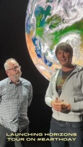 Brian Cox Instagram - #HorizonsTour starts on #EarthDay - Tickets are available at www.profbriancox.live (link in profile)