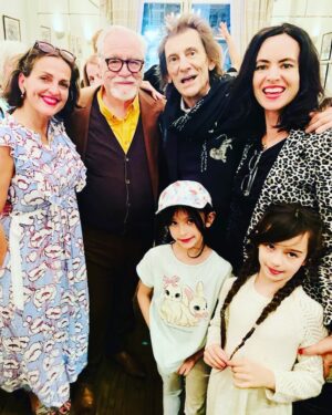 Brian Cox Instagram - Me and my birthday twin, the one and only #ronnywood and our spouses #birthday