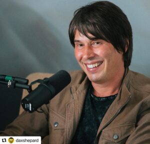 Brian Cox Instagram - #Repost @daxshepard Listen to Armchair Expert Podcast

#horizonstour
https://briancoxlive.co.uk

・・・
Physicist and Keyboardist @profbriancox is here with a single mission: to EXPLODE YOUR BRIAN!!! This was the hardest time I’ve ever had keeping up with a guest, and I LOVED it!