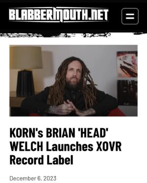 Brian 'Head' Welch Instagram - Thanks for the love  @revolvermag @consequenceofsound1000 @blabbermouthmusic @theprpmetalnews 
And many others 🔥
@spokenofficial @dose_of_adolescence @xovrrecords
