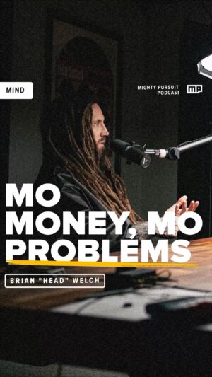 Brian 'Head' Welch Instagram - Most people would love to become wealthy, but does that actually buy happiness? This is one of the topics we discuss with Brian “Head” Welch in Episode 1 of the Mighty Pursuit podcast. Link in bio for full conversation.
