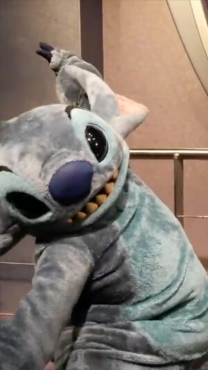 Brian Hull Instagram - Stitch Was Shocked! #disney #impressions #disneyland #disneyworld