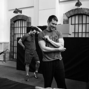 Brian J. Smith Instagram - It’s @treadstone night! To celebrate, here’s some shots by the handsome @mrjames.harris from our rehearsals for last week’s big fight scene. Dylan Smith played Lowell, and we became good pals rehearsing and filming this scene. John Street is the intimidating fella coaching us, along with @milkystunts