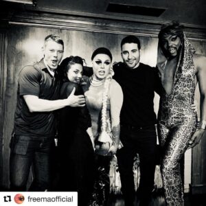 Brian J. Smith Instagram - Well look who I found last night. 🥰 (Also - @beardedbitch and @pixieaventura killed it last night!!)