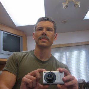 Brian J. Smith Instagram - Found these lurking in my photo library. We had some fun makeup days on Stargate: Universe. 👴