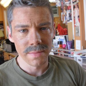 Brian J. Smith Instagram - Found these lurking in my photo library. We had some fun makeup days on Stargate: Universe. 👴