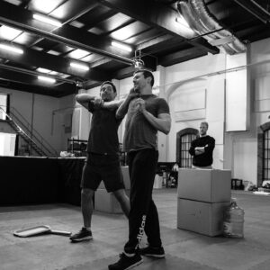 Brian J. Smith Instagram - It’s @treadstone night! To celebrate, here’s some shots by the handsome @mrjames.harris from our rehearsals for last week’s big fight scene. Dylan Smith played Lowell, and we became good pals rehearsing and filming this scene. John Street is the intimidating fella coaching us, along with @milkystunts