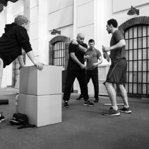 Brian J. Smith Instagram - It’s @treadstone night! To celebrate, here’s some shots by the handsome @mrjames.harris from our rehearsals for last week’s big fight scene. Dylan Smith played Lowell, and we became good pals rehearsing and filming this scene. John Street is the intimidating fella coaching us, along with @milkystunts