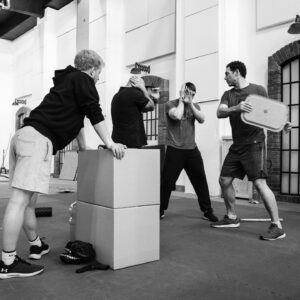 Brian J. Smith Instagram - It’s @treadstone night! To celebrate, here’s some shots by the handsome @mrjames.harris from our rehearsals for last week’s big fight scene. Dylan Smith played Lowell, and we became good pals rehearsing and filming this scene. John Street is the intimidating fella coaching us, along with @milkystunts