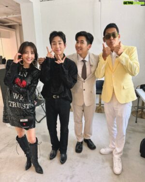 Brian Joo Instagram - Get ready for today’s episode of XYOB with our fam, @dindinem & @daraxxi 오늘 XYOB 개스트들 많이 기대해주세요! With 산다라박 & 딘딘😍 #johnmaat #xyob #joonpark #박준형 #브라이언 #brianjoo #2ne1 #sandarapark #산다라박 #dindin #딘딘