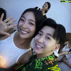 Brian Joo Instagram - 작년 뮤지컬 K-POP에서 보고 오랜만에 본 우리 멋쟁이 루나랑~ Last time we saw eachother was in NYC last year, for Kpop the Musical:) Always great to see you Luna🥰