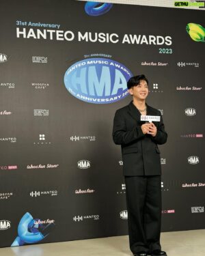 Brian Joo Instagram - Hanteo Music Awards에서~