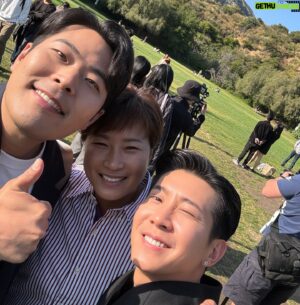 Brian Joo Instagram - KBS ‘팝업 상륙작전’에서 우리 LA팀~ 너무 즐거웠당🥰 Had so much fun with my team in LA #kbs #팝업상륙작전 #kbs팝업상륙작전 #seripak #haejunkim #brianjoo #박세리 #김해준 #브라이언 #맛집 #미국 #losangeles #로스앤젤레스