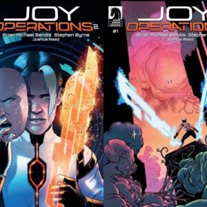 Brian Michael Bendis Instagram - to celebrate Joy Operations two from @darkhorsecomics We present this recent conversation about world building with co creator STEPHEN BYRNE! @artworkofstephenbyrne If you love passionate creation videos, here you go! fair warning you're gonna wanna buy the book once you see this. If you enjoy this conversation, there are dozens more at jinxworld.com. https://jinxworld.squarespace.com/newsletter/weekend-viewing-stephen-byrne-masterclass #jinxworld @nottoochabyy