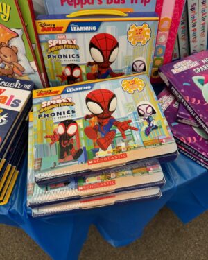 Brian Michael Bendis Instagram - Miles being SO present at my kids book fair made me so happy. #milesmorales #acrossthespiderverse #reading #read