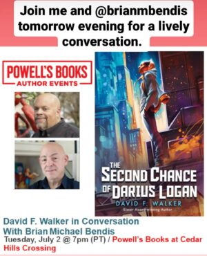 Brian Michael Bendis Instagram - Tonight! @davidf.walker @powellsbooks my friend has written a wonderful book. I can’t wait to hang out with him and talk about it. The story behind the book is as interesting as the book itself. Come celebrate one of the true good guys. @scholastic