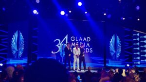 Brian Michael Smith Instagram - Moments like these are a light in dark times for our community. 

 In a deep field of beautiful, authentic and impact shows, @911lonestar won Outstanding Drama Series at last night’s @glaad Media Awards. 

I’m incredibly grateful to GLAAD not only for the recognition of our show, but for the work they do to ensure the representation of LGBTQ  people in media is fair, authentic and inclusive. 

I’m also deeply proud of everyone in the Lone Star fam, who’ve been committed to telling inclusive stories from day one. Thank you to the OG godfather @ryanmurphyproductions Our leader, Tim Minear and the entire creative crew- Rashad Raisani, Brad Buecker, John Gray, Wolfe and Carly who joined us last night. All of our writers for creating dynamic characters and and storylines that entertain and challenge us. To the production crew that puts in the hours that make the magic happen everyday. And of course to my incomparable cast mates for bringing so much their own truth, life and light to their characters and using their voices and platforms to further advocate for equality for our communities. 

My heart is full and last night was another reminder that no matter what we are up against, our love, our joy and our art will prevail.