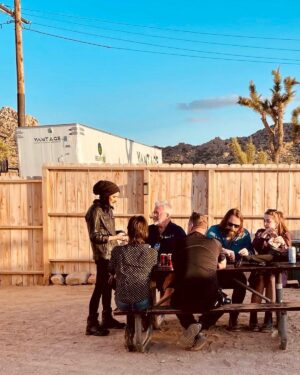 Brian Molko Instagram - Behind the scenes from @pappyandharriets. 

More pictures in California screaming - part 1 via the link in bio