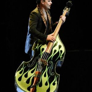 Brian Setzer Instagram - For his first tour in over 4 years, Brian has put together an international Rockabilly band! On the stand-up bass, Chris D'Rozario from Australia 🇦🇺, and on the drums, Juan Larios from Mexico 🇲🇽! Down to the last couple of shows of his tour!
📸: @michelewedelphotography