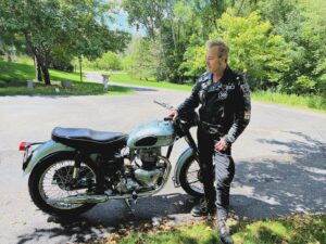 Brian Setzer Instagram - Changed the plugs, tightened down the inspection caps, checked all fluids, ready for a nice long country ride. The 56 tiger is running true and strong.